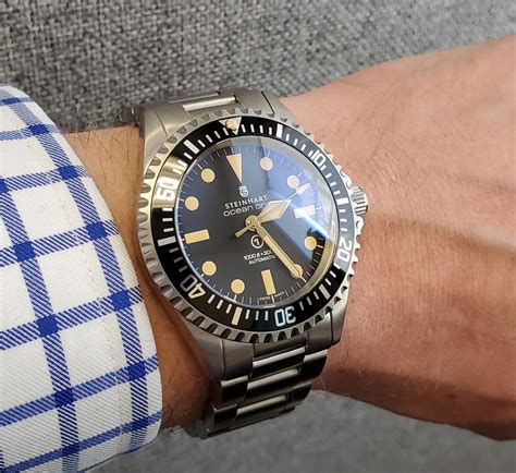 steinhart ocean one military watch.